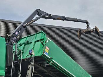 Tatra 6X6 / T158/II  / 2 SIDE TIPPER - HMF Z CRANE